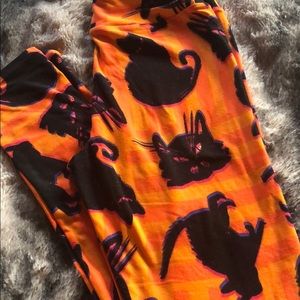 LulaRoe Rare Halloween Tween Leggings